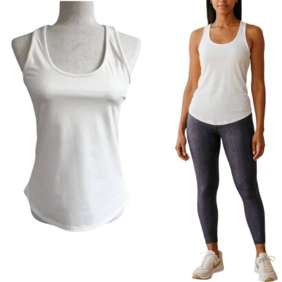 THREADS 4 THOUGHT Off White Adalia Power Performance Racerback Tank Size M - Picture 1 of 10